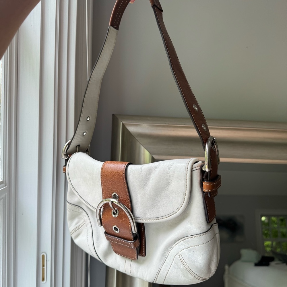 Coach Soho Vintage Leather Shoulder Bag